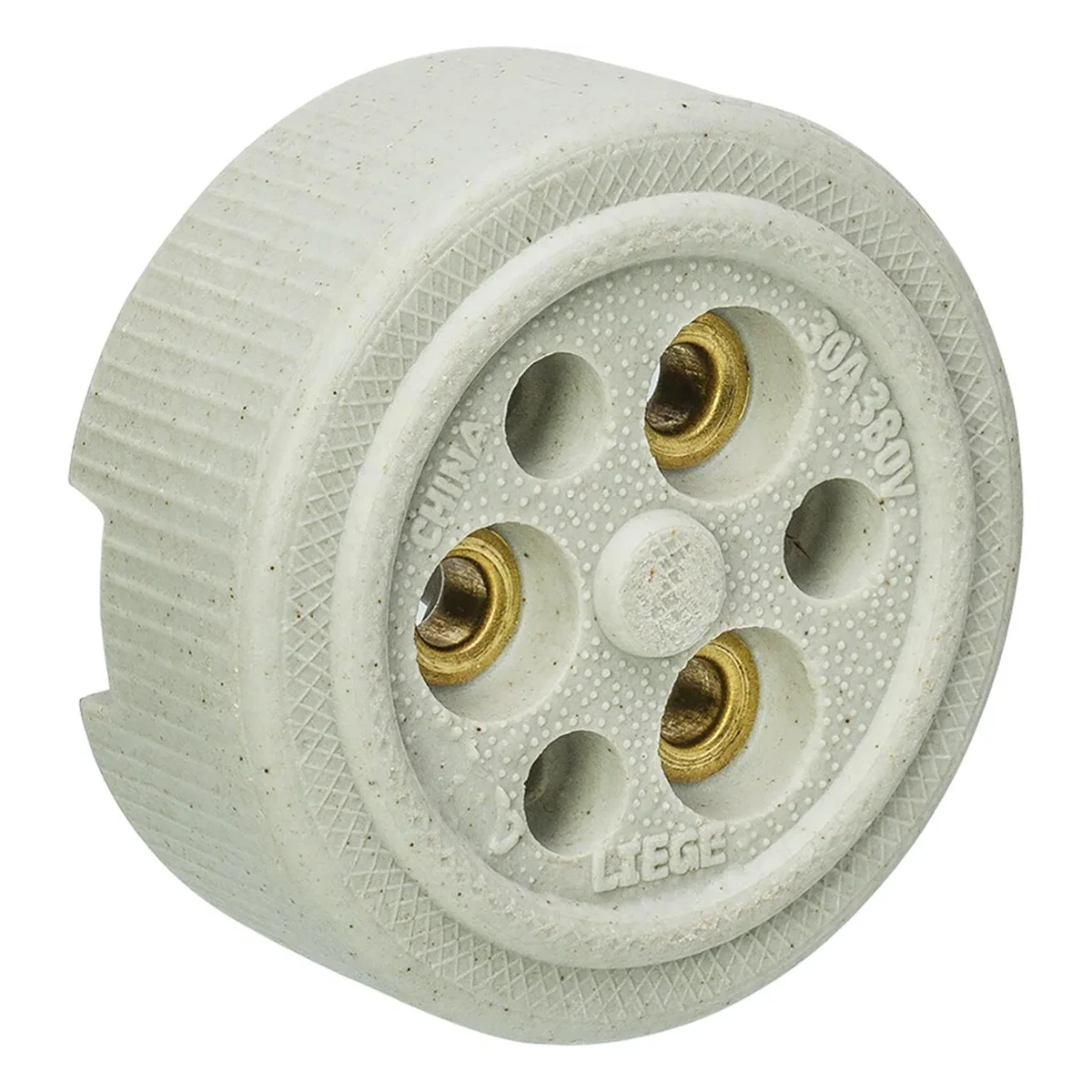 Tomada Externa Polarizada Porcelana 30a/0-380v 3 Polos