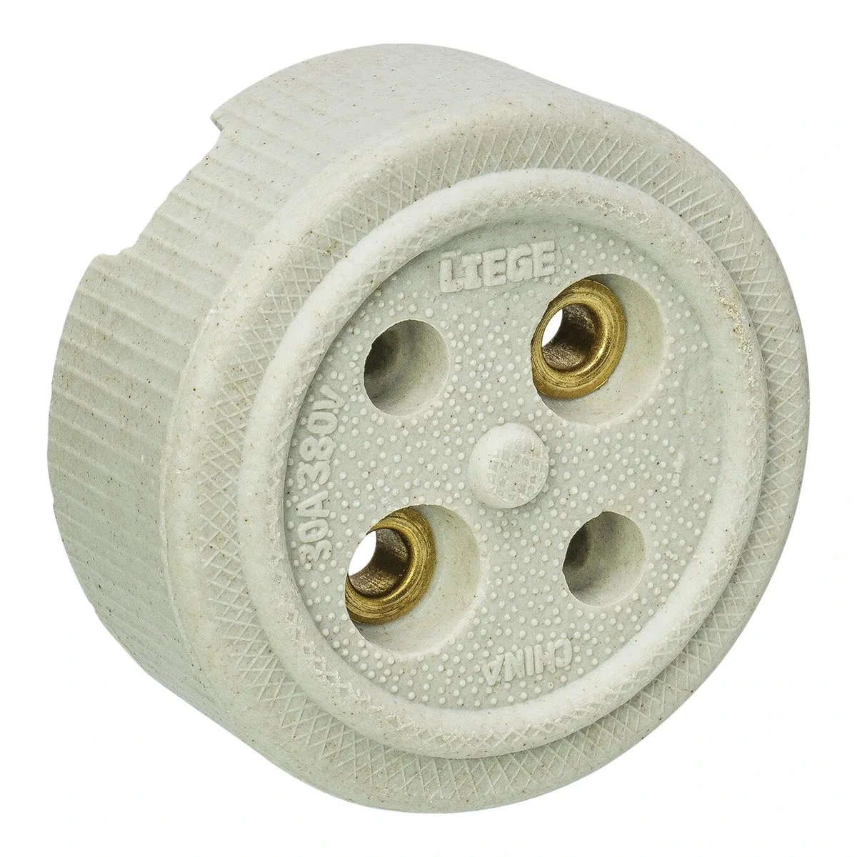 Tomada Externa Polarizada Porcelana 30a/0-380v 2 Polos