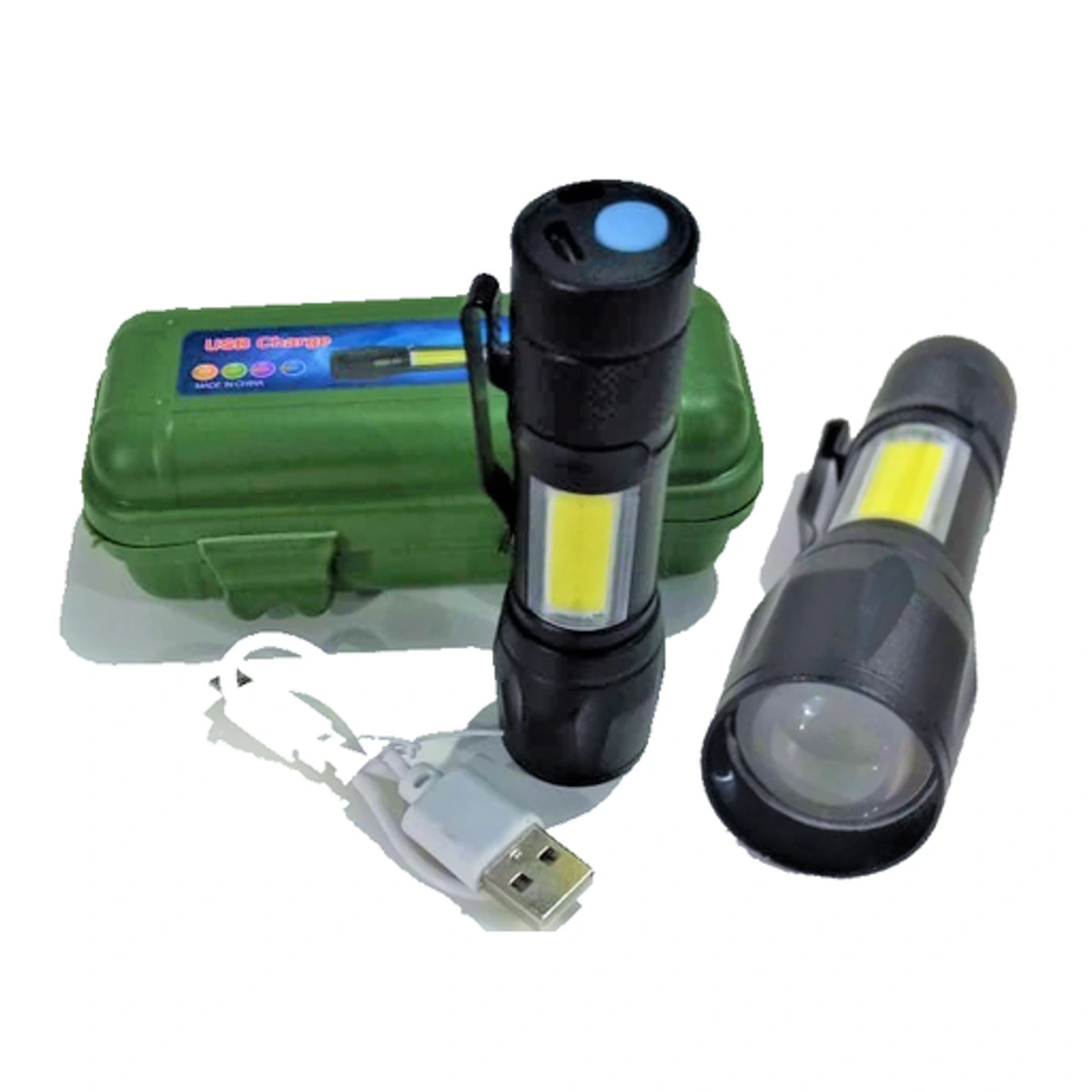 Lanterna Zhang Tatica Usb 513(cx. Verde)
