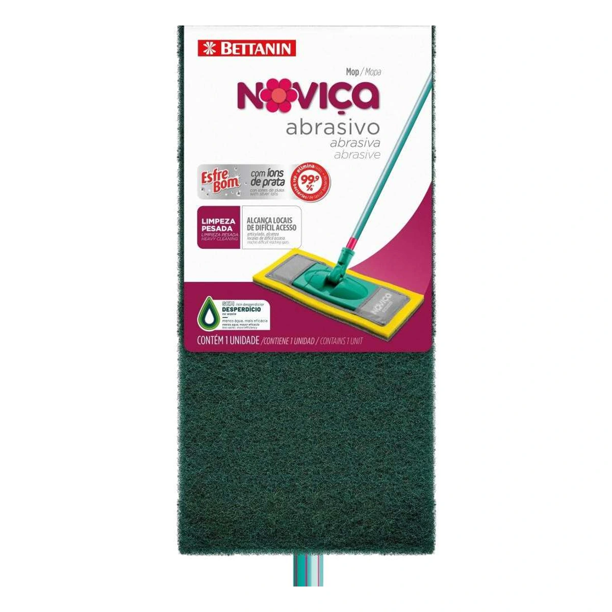 Mop Abrasivo Plastico C/cabo