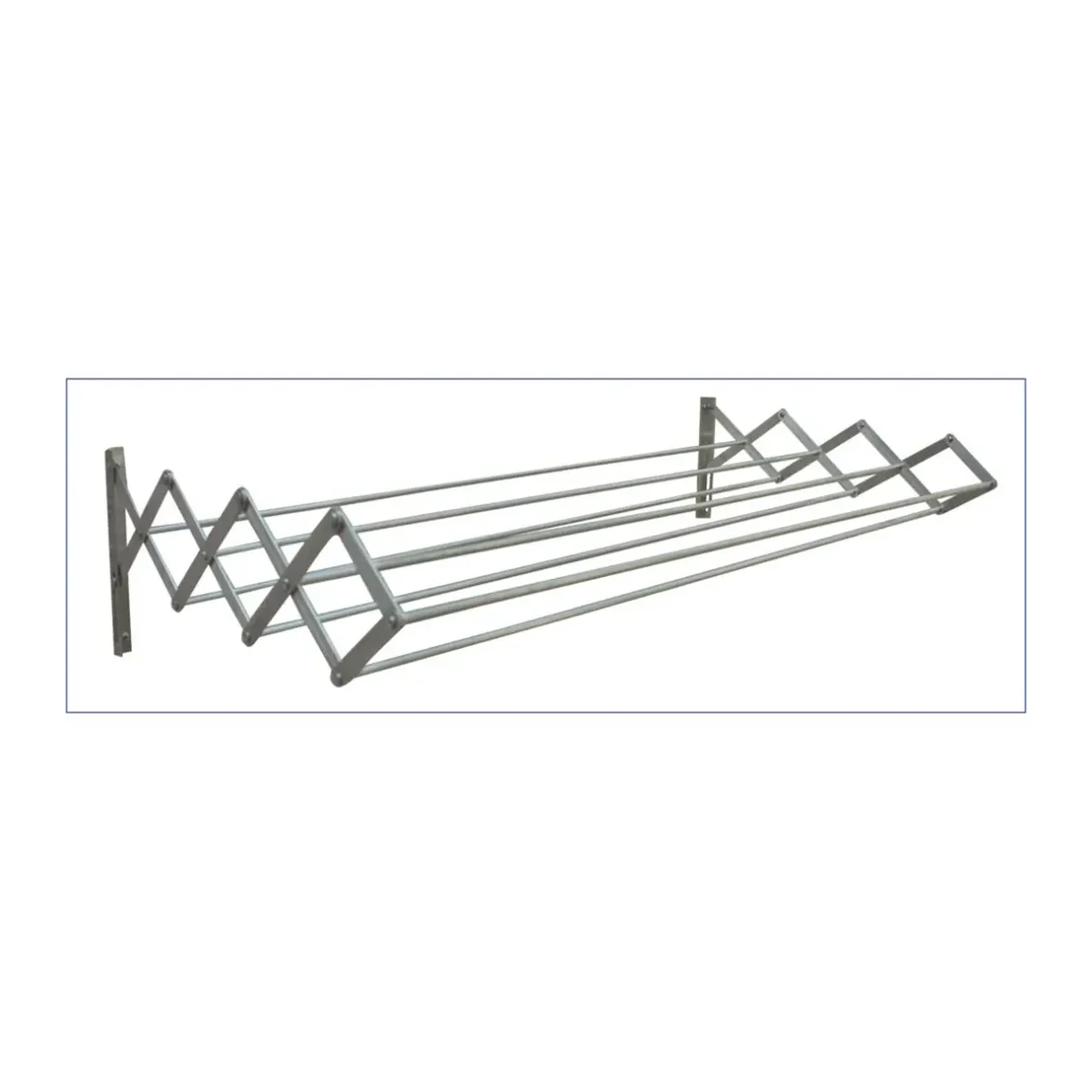 Varal De Aluminio Articulado De Parede