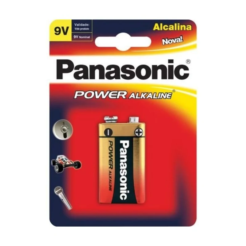 Bateria Alcalina 9v Panasonic
