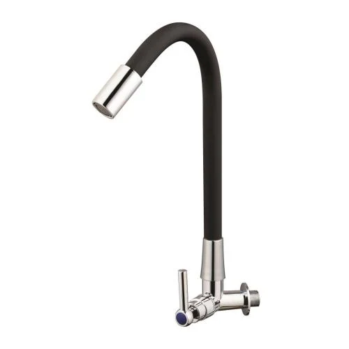 Torneira Cozinha Parede Gourmet Preta Flexivel Acqua Life Zf19