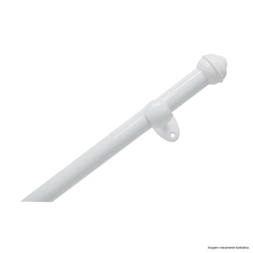 Kit Varao Pratiko Pro 19mm Branco 2,0mt C/2