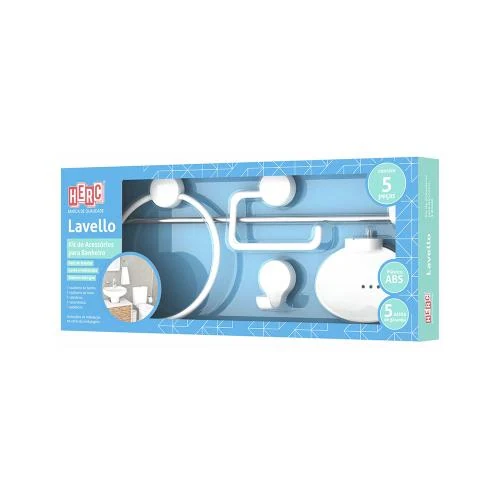 Kit Acessorios Wc Lavello Br 5pcs