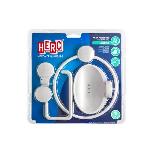 Kit Acessorios Wc Lavello Br 4pcs