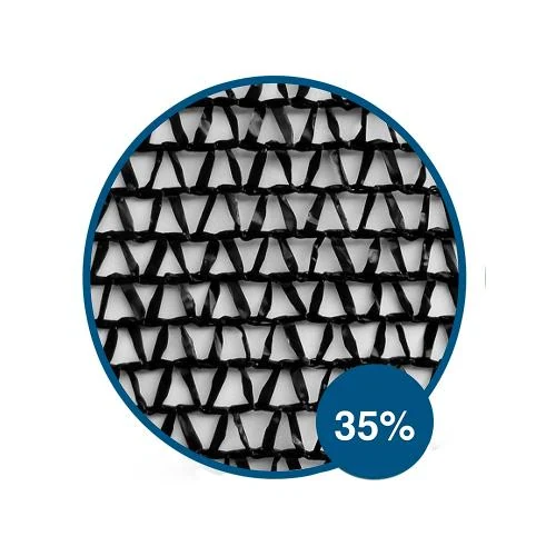 Tela Sombritex 35% Preta 50x1,50 Rafia Equipesca 53031e