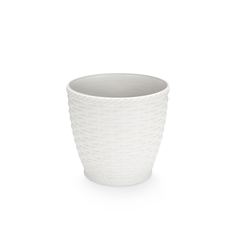 Vaso Red 4,6l 505 Branco Rattan Injeplastec