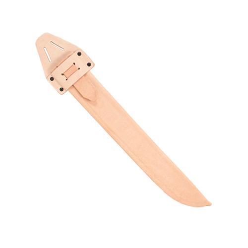 Bainha P/ Facao Em Couro Natural N 18 Werkz Bf.18