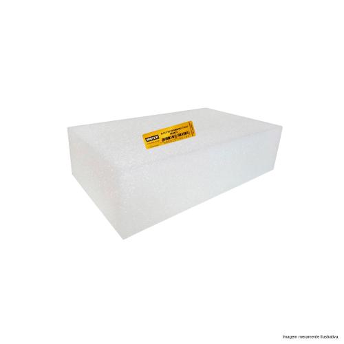 Bloco De Espuma 22x13x6cm D13 Branco Werkz