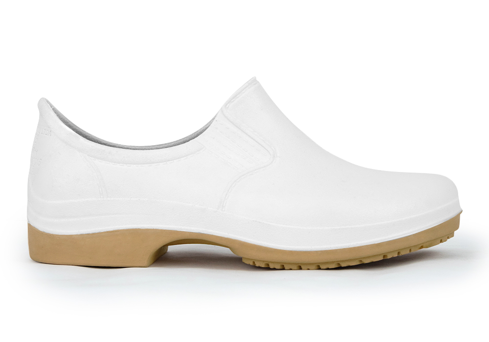 Sapato P.u. Antiderrapante Src Branco Crival Ca