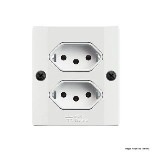 Tomada Sobr "s" Millen 2p+t Dupla 10a 39146 250v Bran