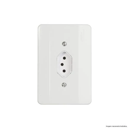 Tomada Emb Millen 2p+t Vertical 10a 39025 250v Bran