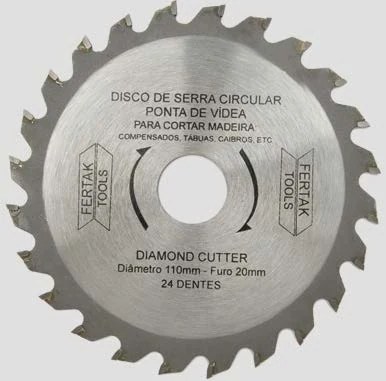 Disco Serra Circular 04.3/8"-110x20mm 24d. Videa