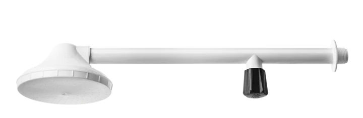 Chuveiro 5'' Com Braco Com Registro 30cm 1/2" Branco Herc