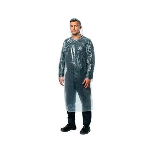 Capa De Chuva Polietileno Transparente Tamanho Unico Brasmo