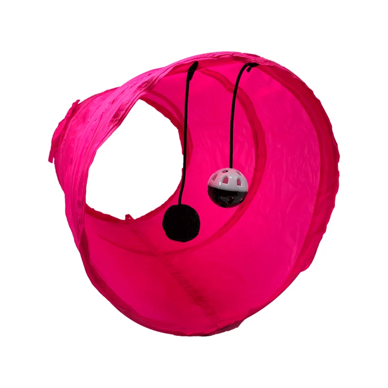 Tunel Poliester Para Gatos (rosa) - Savana