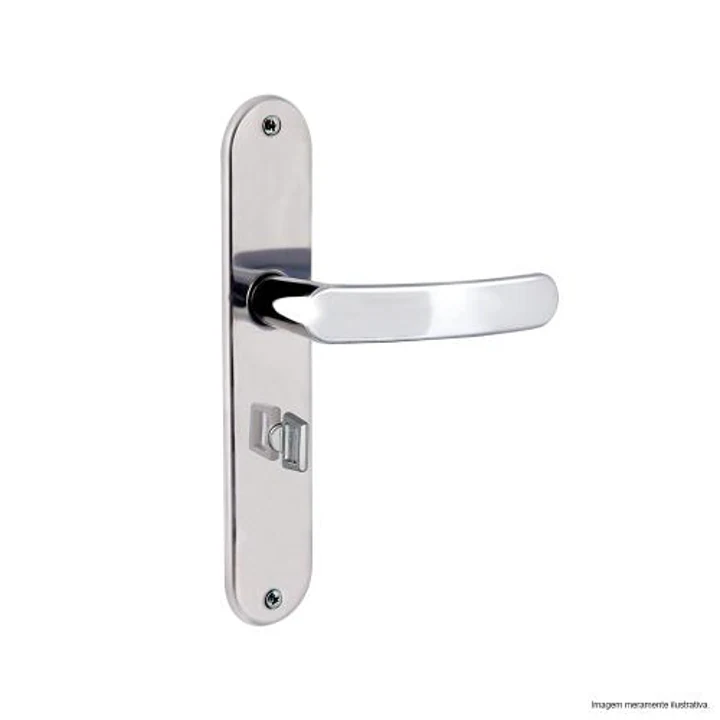 Fechadura Inox Premium Banheiro 2800/71 Inox Polido Alianca