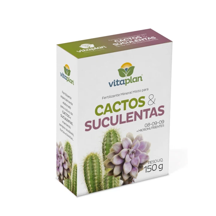 Fertilizante Para Cactos E Suculentas Vitaplan 150g