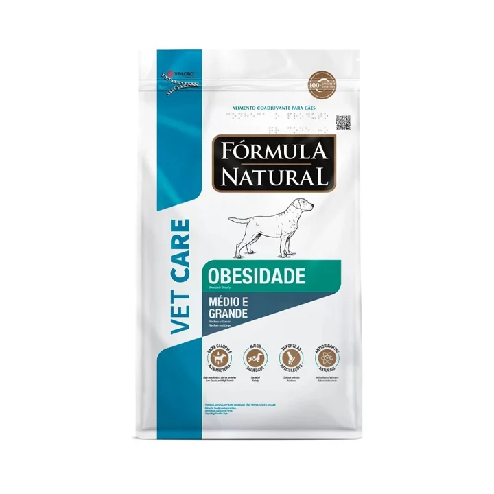 Formula Natural Obesidade Medio E Grande 2kg