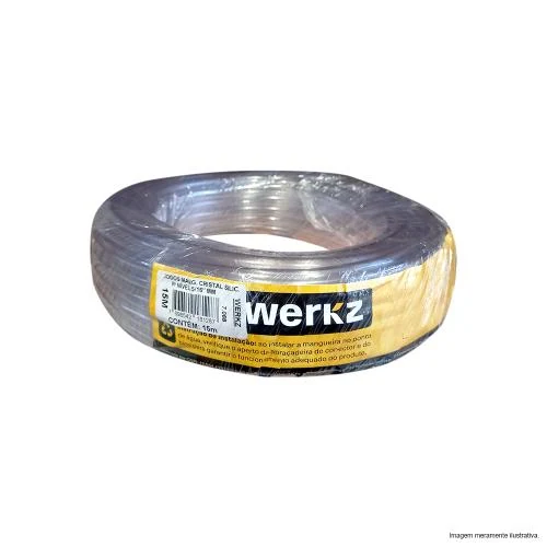 Mangueira Cristal Silicone P/nivel 5/16 X 1,3mm 15m Werkz