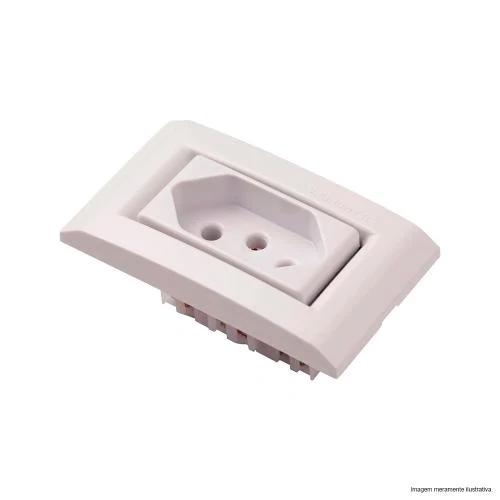 Tomada Para Movel 2p+t 20a 250v Bco Liz Tramontina