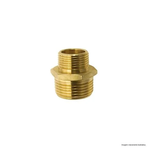 Nipel Metal 3/4" X 1/2" Amarelo Garden 10614e