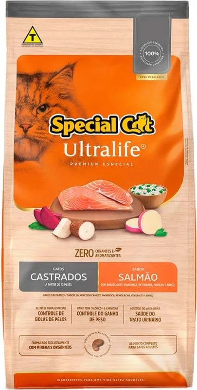Special Cat Ultralife Castrados Salmão 20kg
