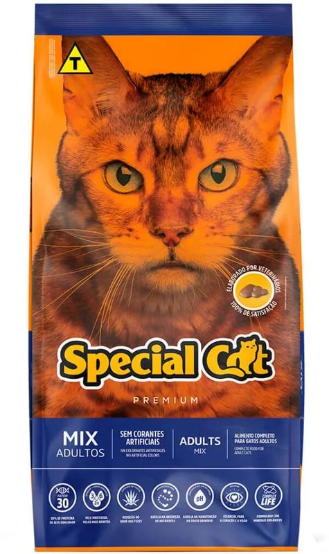 Ração Special Cat Premium Mix para Gatos Adultos 20kg