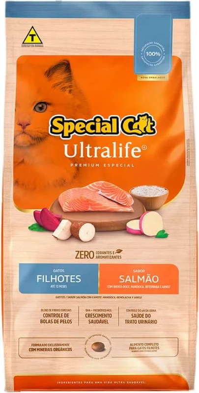Ração Special Cat Ultralife para Gatos Filhotes Salmão 20kg