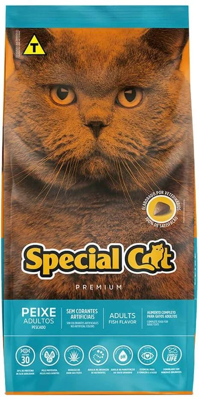 Ração Special Cat Premium Peixe para Gatos Adultos 20kg