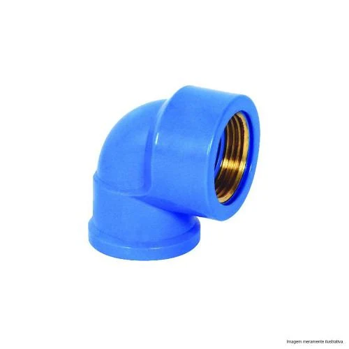 Joelho Soldavel Bucha Latao 90.x025mmx1/2"