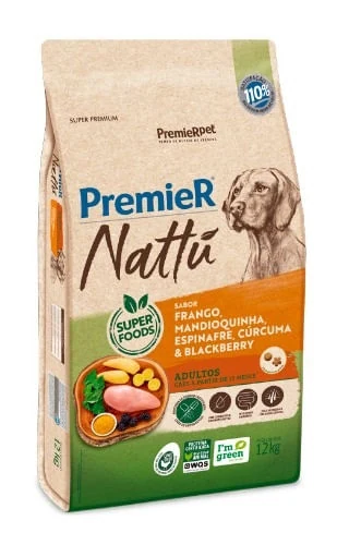 Prem Nattu Caes Adulto Mandioquinha 12 Kg