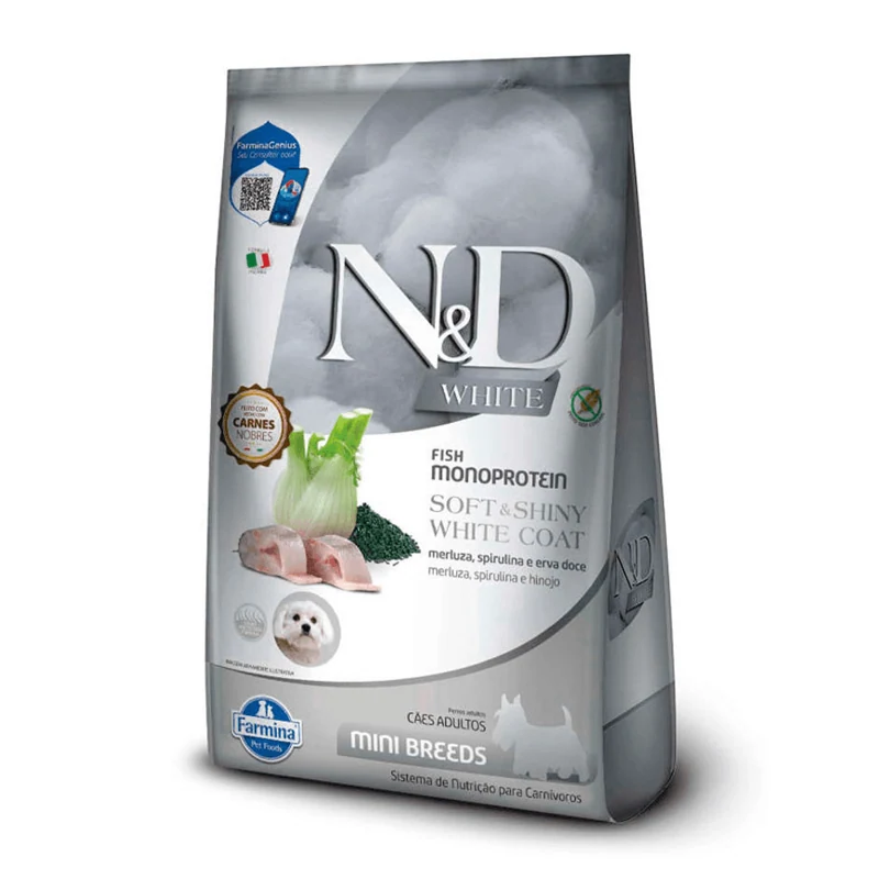 Nd White Canine Adult Mini Merluza 2kg