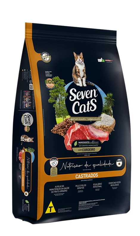 Seven Cats Castrados Cordeiro 10,1kg